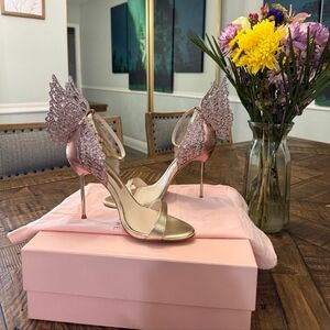 Sophia Webster Evangeline Sandal (Antique Gold)